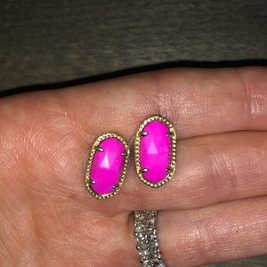 Kendra Scott Emilie stud pink earrings